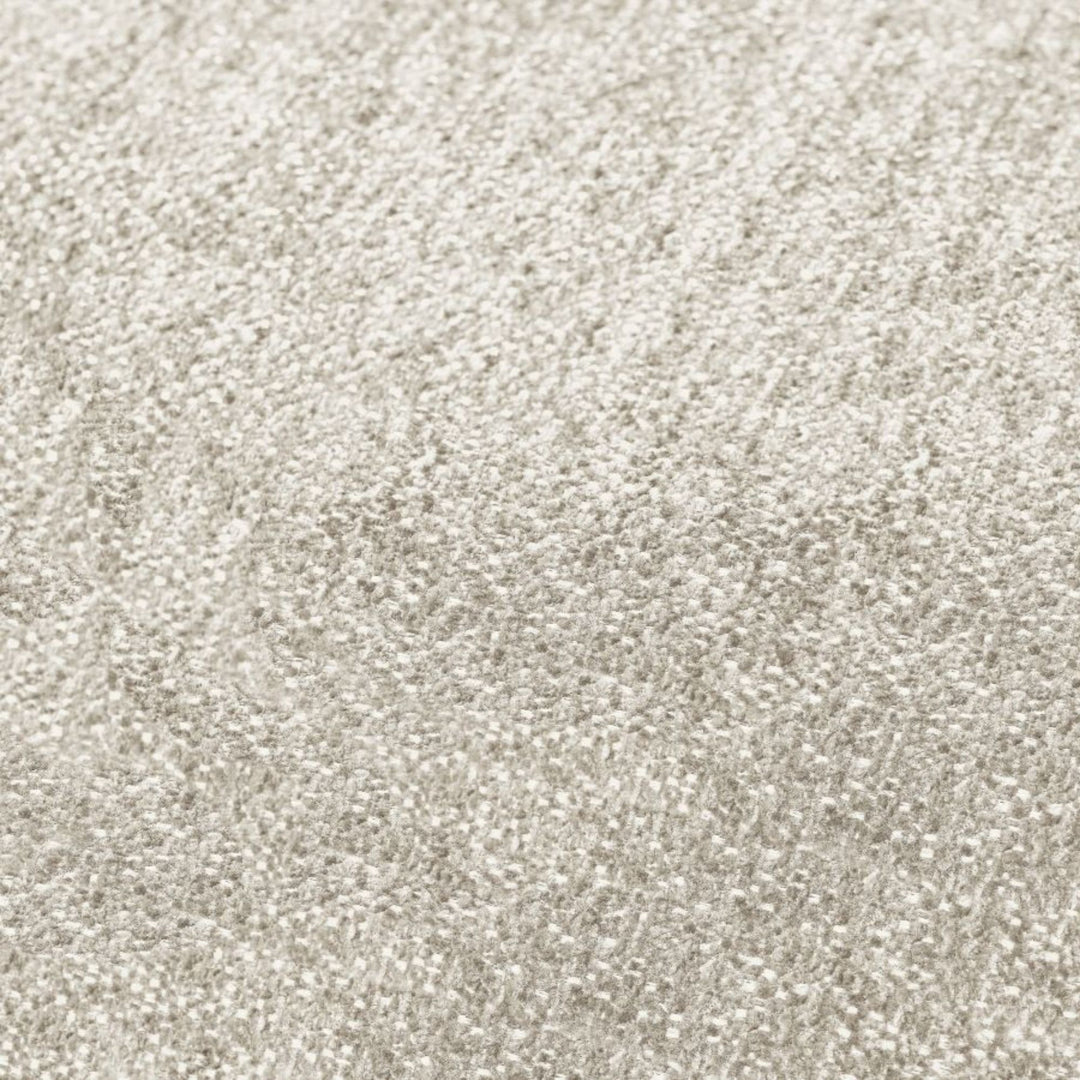 Canapé d'angle droit BOBOCHIC Everest en tissu chiné blanc