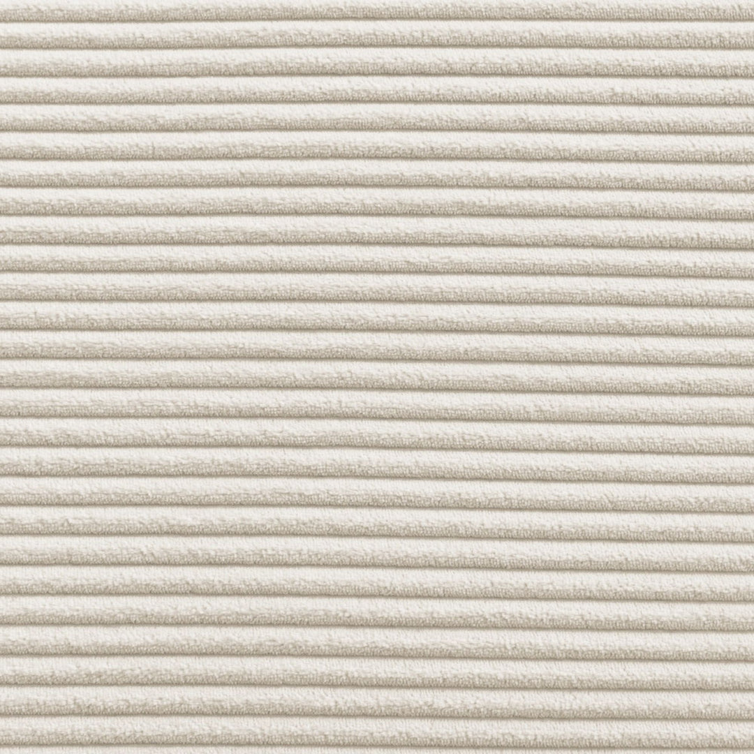 Canapé d'angle droit convertible BOBOCHIC Atilla 4 places avec coffre en velours côtelé beige
