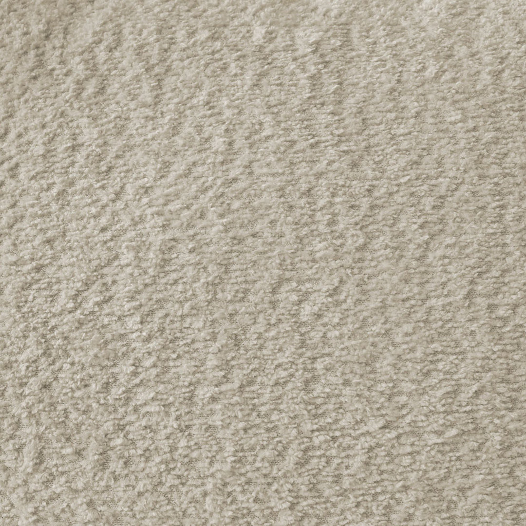 Canapé d'angle gauche convertible BOBOCHIC Montaigne 4 places en tissu bouclette beige