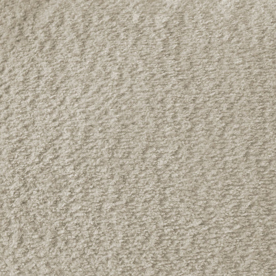 Canapé d'angle gauche convertible BOBOCHIC Montaigne 4 places en tissu bouclette beige