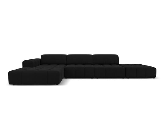 Canapé d'angle gauche fixe CXL BY CHRISTIAN LACROIX CXLLCO2F1LUC7 5 places Velours noir