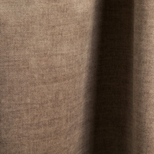 Canapé d'angle gauche MICADONI Martina 4 places en velours beige foncé