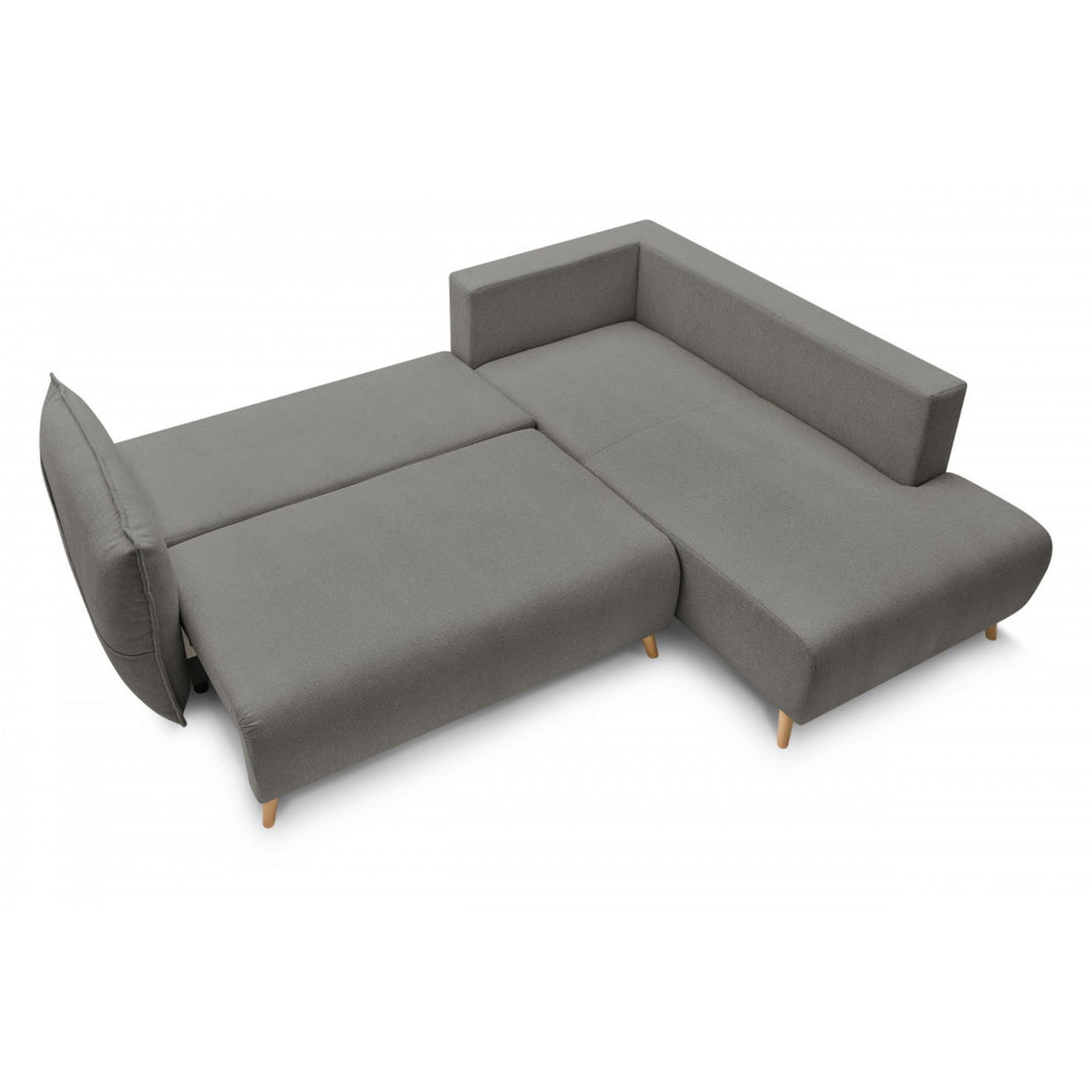 Canapé d'angle réversible convertible BOBOCHIC Nessa gris