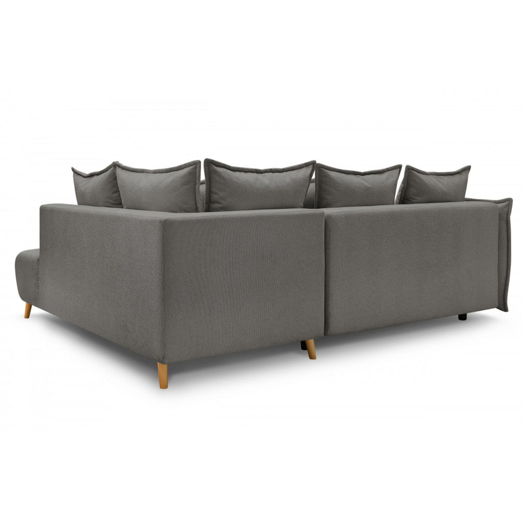 Canapé d'angle réversible convertible BOBOCHIC Nessa gris