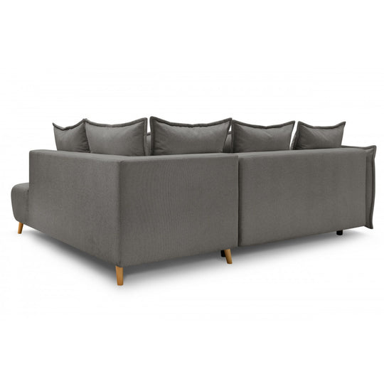 Canapé d'angle réversible convertible BOBOCHIC Nessa gris