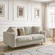 Canapé convertible BOBOCHIC COCOONE 3 places Tissu beige
