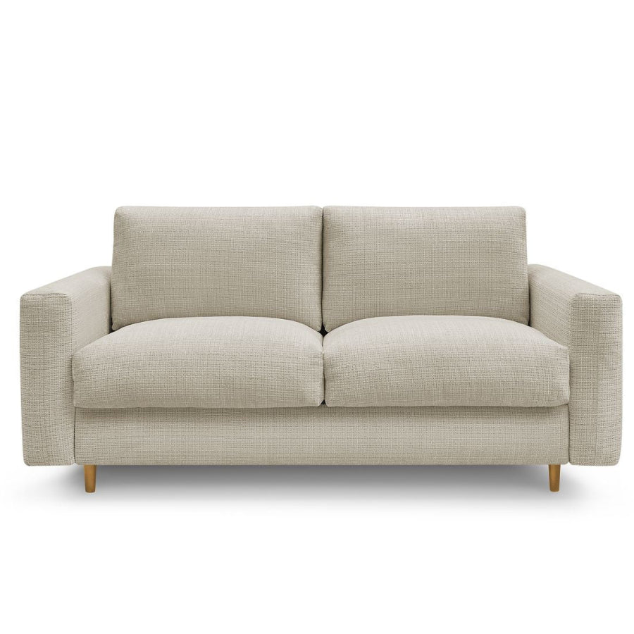Canapé convertible BOBOCHIC COCOONE 3 places Tissu beige