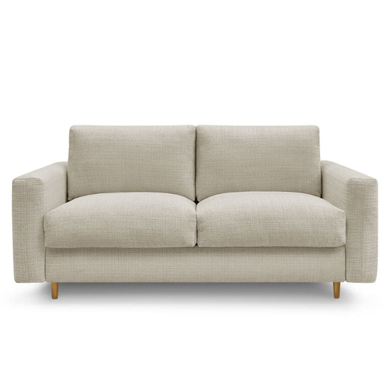 Canapé convertible BOBOCHIC COCOONE 3 places Tissu beige