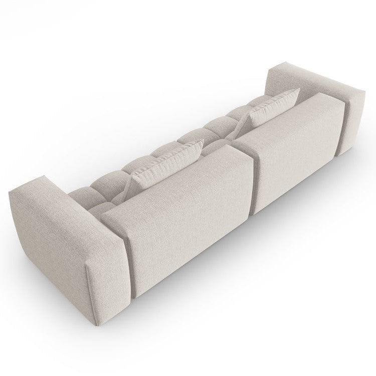 Canapé droit CXL by Christian Lacroix Lorella 5 places en tissu beige