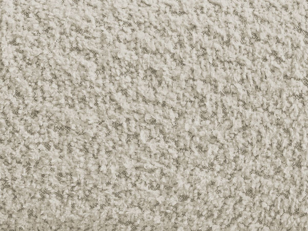 Canapé BOBOCHIC droit fixe 2 places PAMIRA tissu bouclette beige