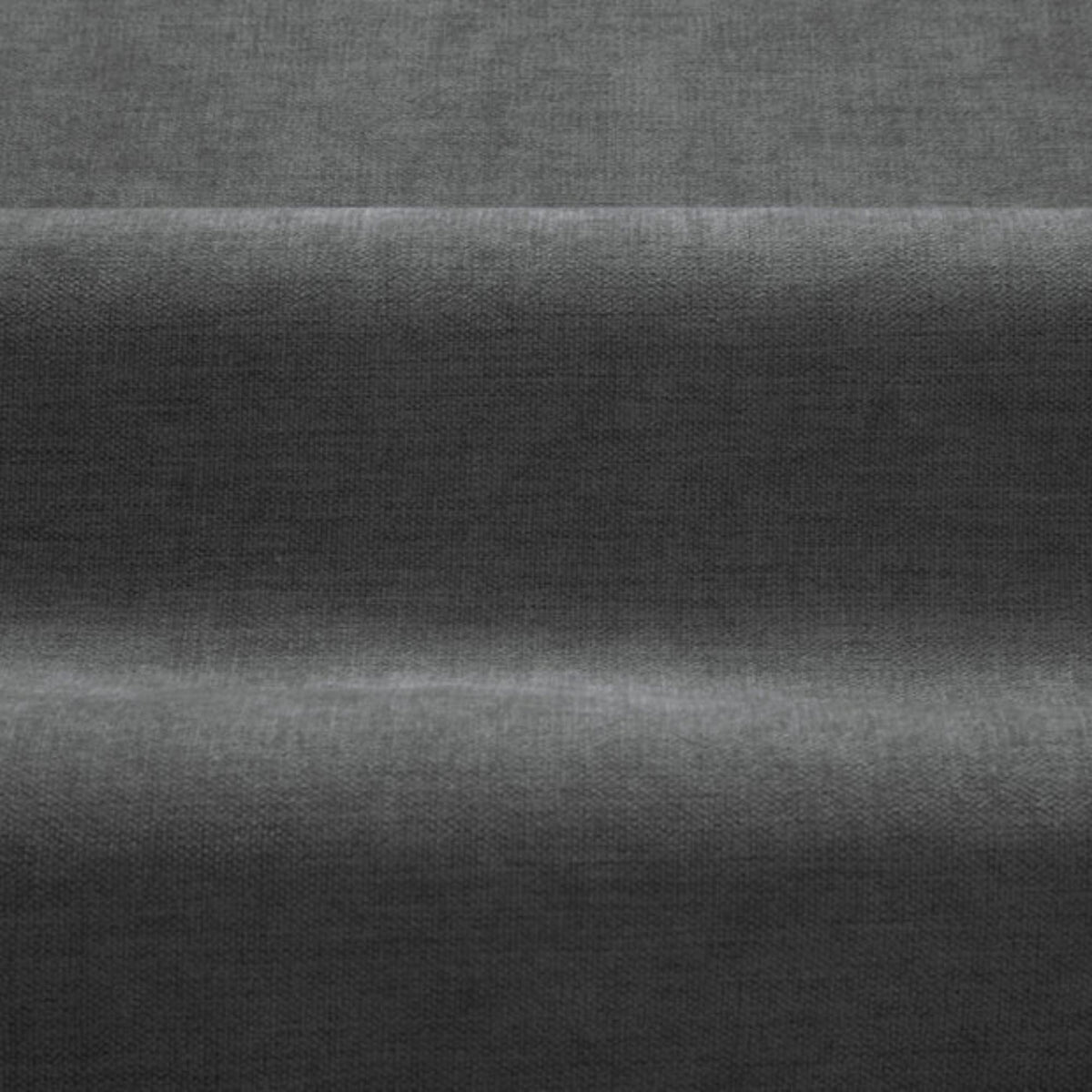 Canapé droit MICADONI Torino 4 places en tissu structurel gris foncé