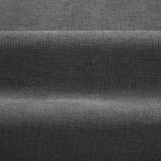 Canapé droit MICADONI Torino 4 places en tissu structurel gris foncé