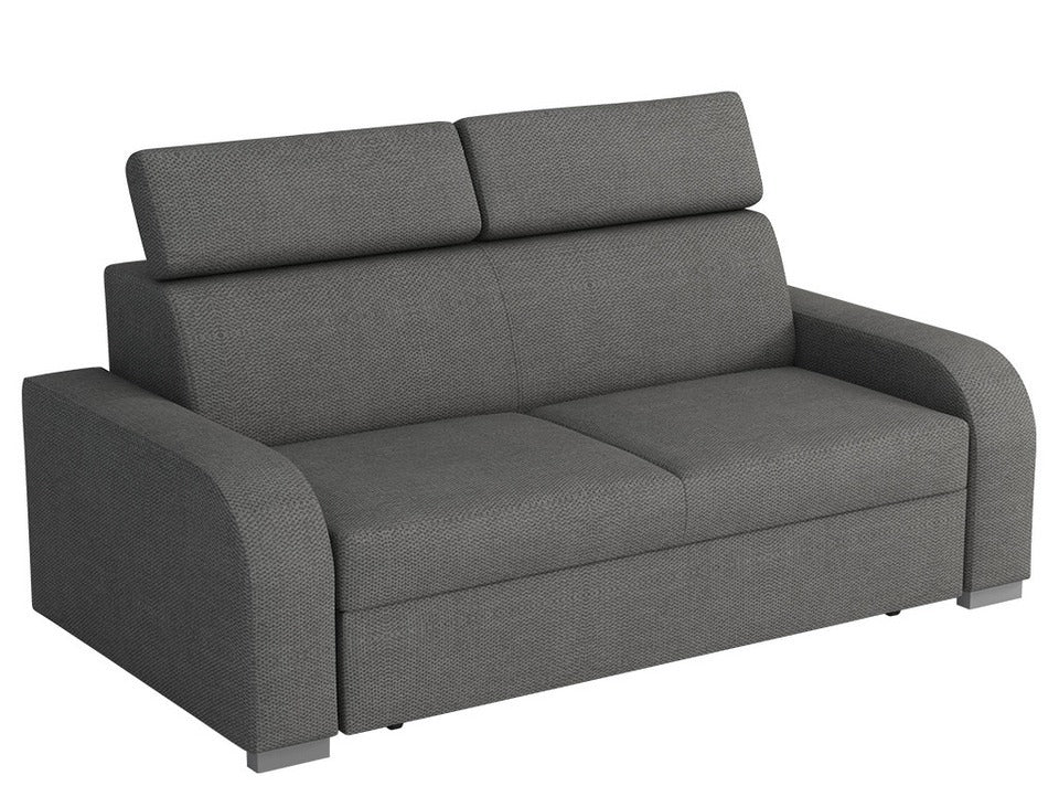 Canapé fixe 2 places gris MOBILIER 1 Etrcala 103 (Crown 18)