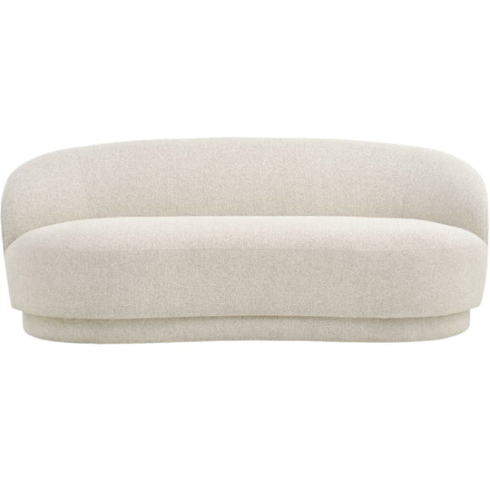 Canapé JYSK Andrup 3 places ovale tissu beige