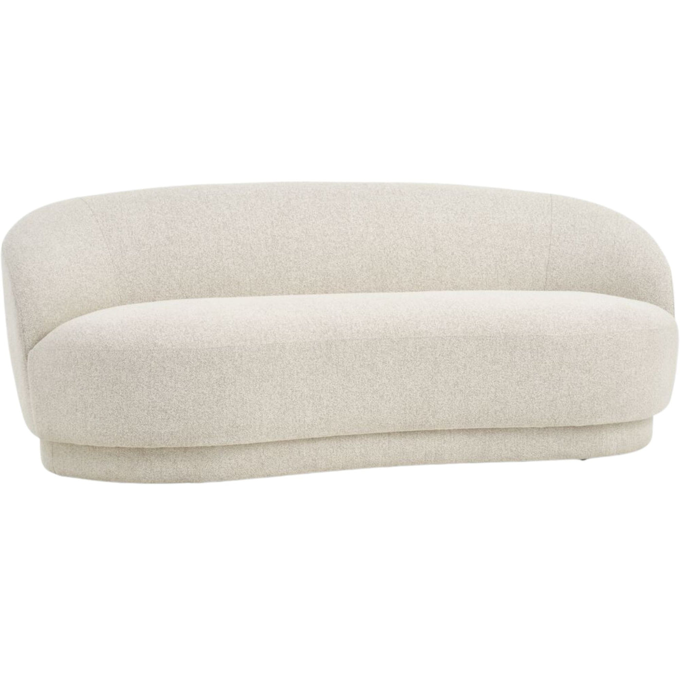 Canapé JYSK Andrup 3 places ovale tissu beige