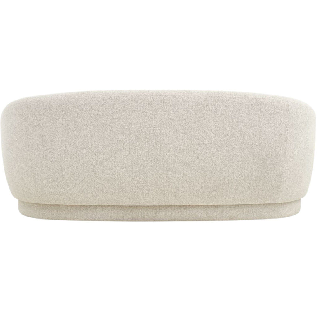 Canapé JYSK Andrup 3 places ovale tissu beige