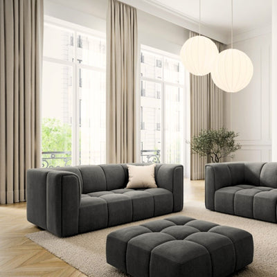 Canapé MAISON HERITAGE Adams 2 places Gris fonçé