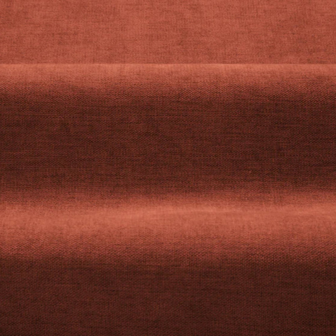 Canapé et pouf MICADONI Ada 2 places en tissu structurel Auburn