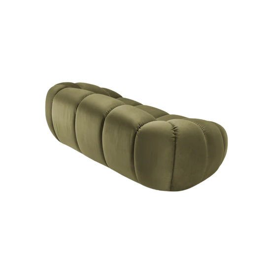 Canapé MICADONI Diana 2 places en velours vert