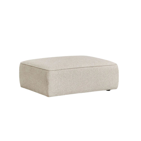 Canapé modulable SKLUM Cardea 3 pièces avec pouf rembourré tissu beige