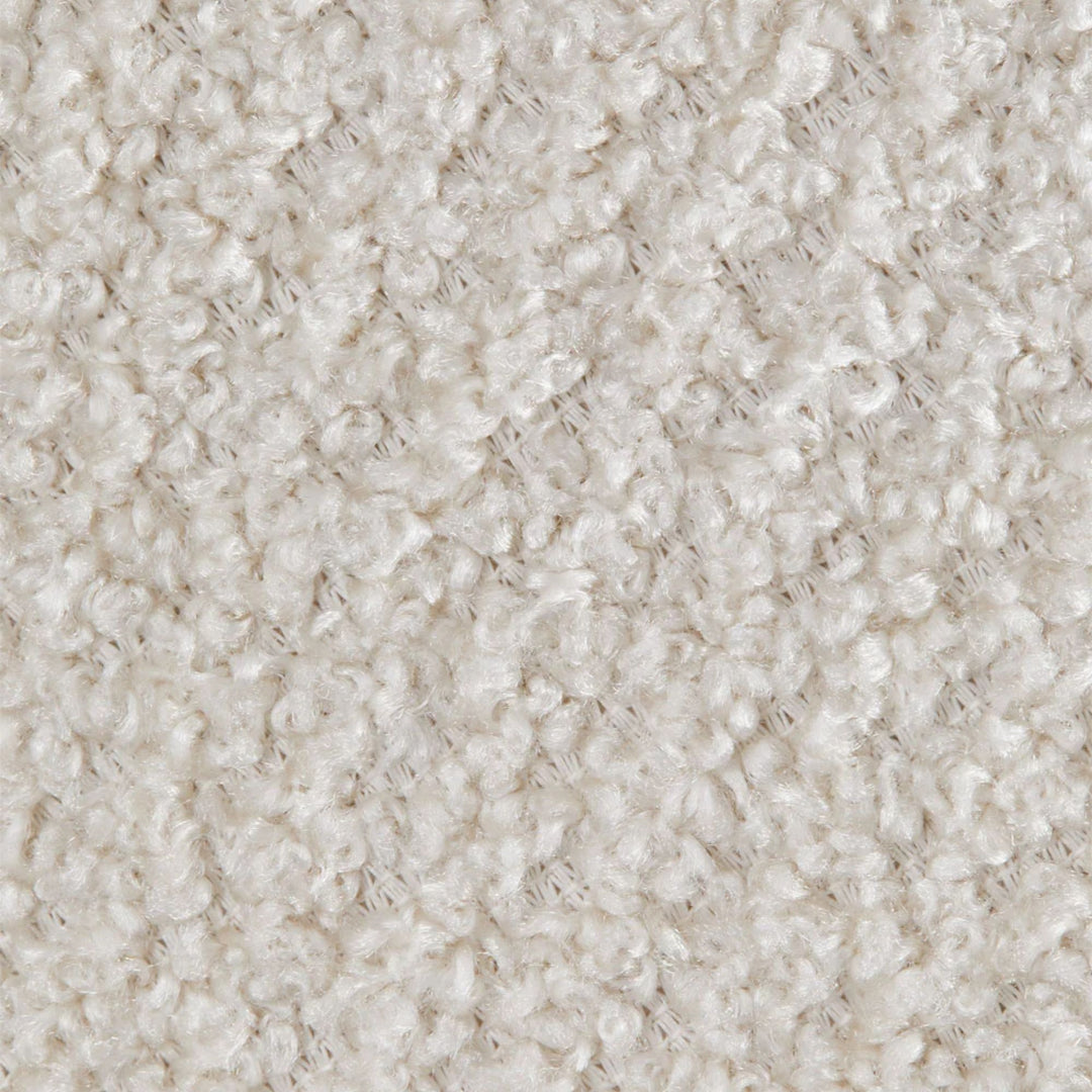 Canapé SKLUM Coco 3 places en tissu chenille épais Blanc