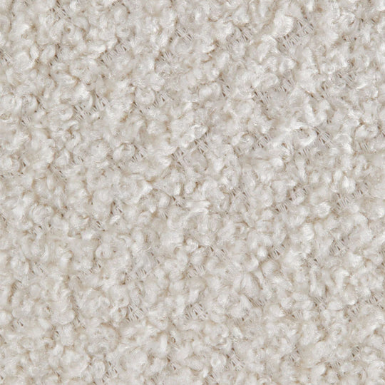 Canapé SKLUM Coco 3 places en tissu chenille épais Blanc