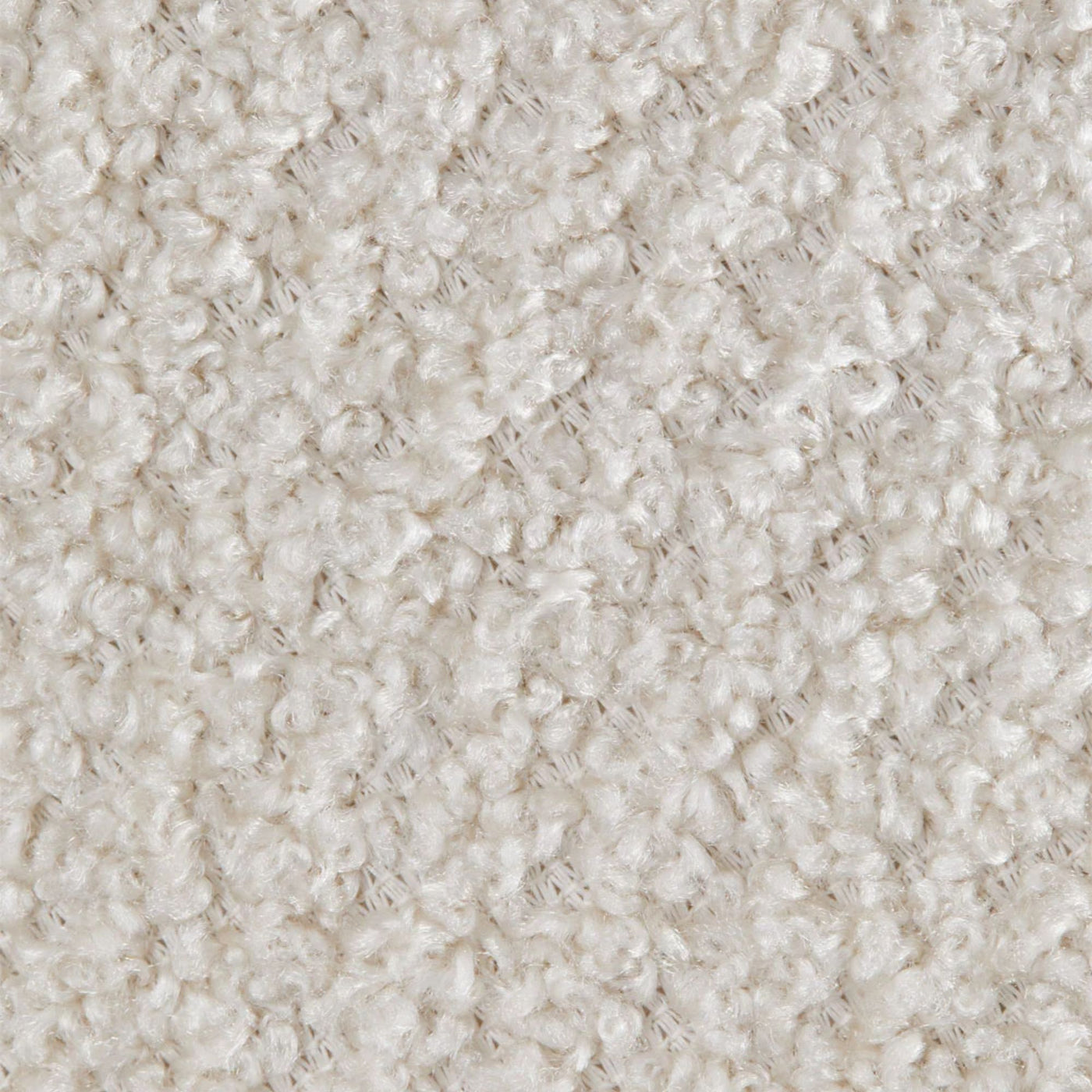 Canapé SKLUM Coco 3 places en tissu chenille épais Blanc