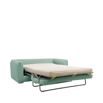 Canapé Drawer convertible en velours côtelé vert eau WIAME