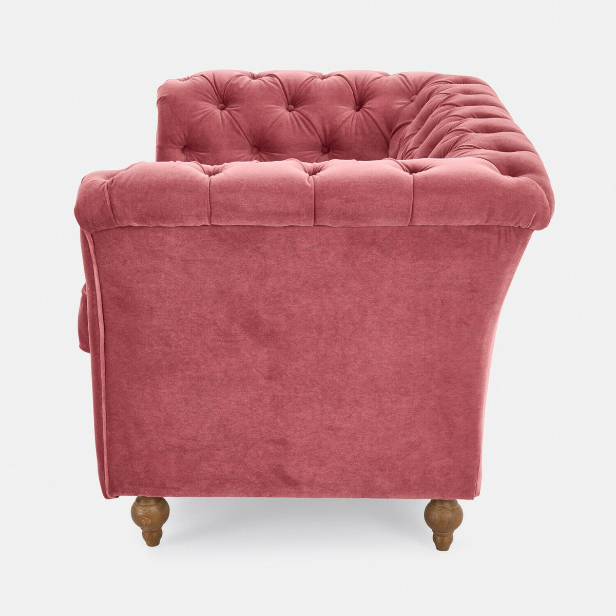 Canapé LOBERON Clères velours rose — photo produit