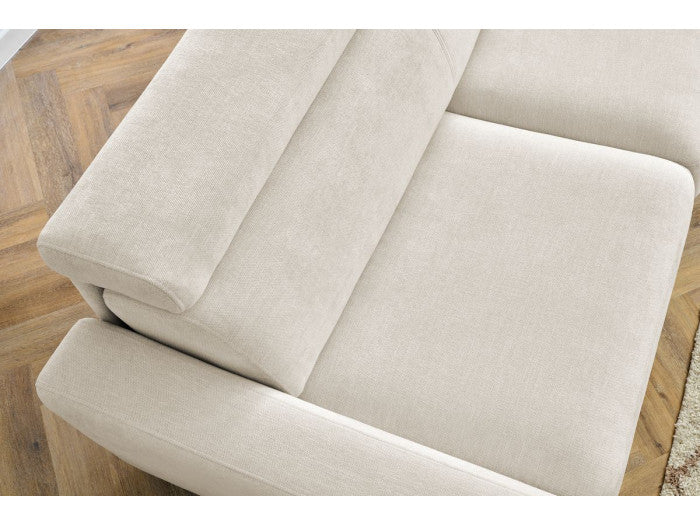 Canapé d'angle convertible BOBOCHIC Monaco beige 160 — photo produit