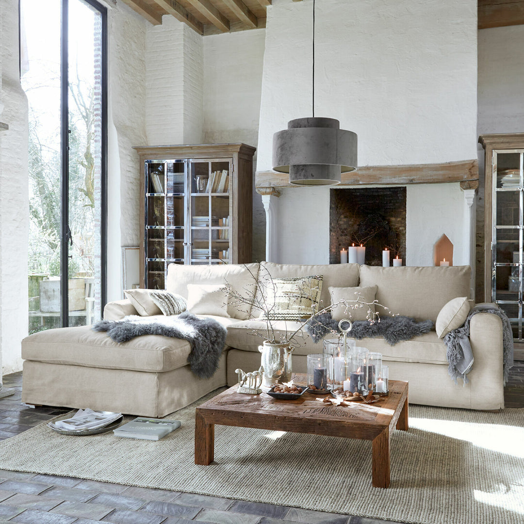 Canapé Loberon SEAFORD 4 places beige — photo produit