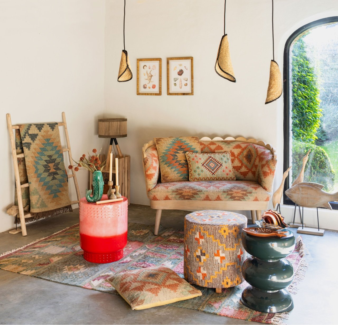 Canapé fixe CHEHOMA - ROSE PANTAI