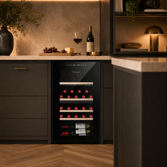 Cave à vin de service LA SOMMELIERE SLS32DZBLACK 32 bouteilles Noir