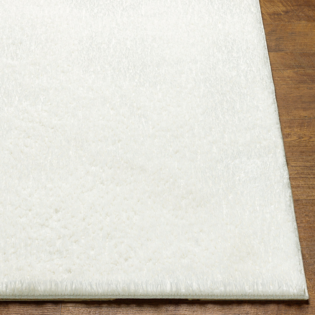 Tapis Shaggy Moderne Ivoire Trento