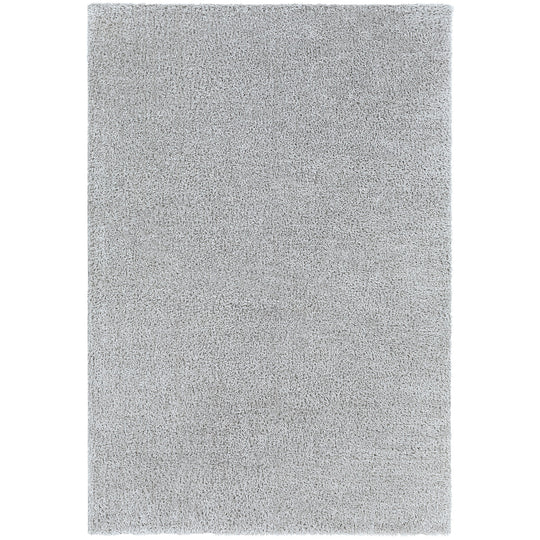 Tapis Shaggy Moderne Gris Clair Trento