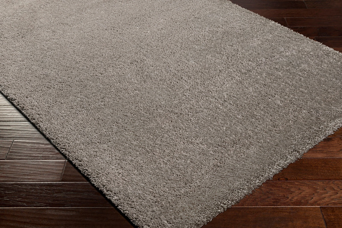 Tapis SURYA Trento shaggy uni, poils longs, gris foncé, vue 10