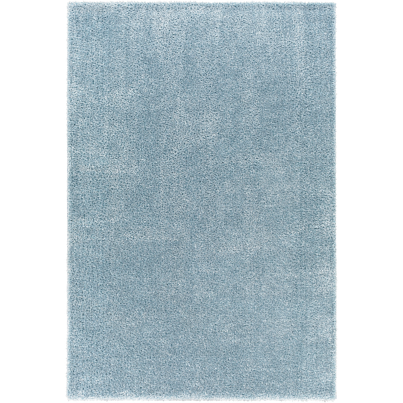 Tapis Shaggy Moderne Bleu Trento