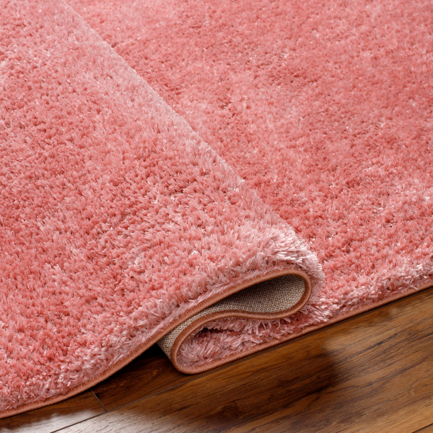 Tapis Shaggy Moderne Rose Trento