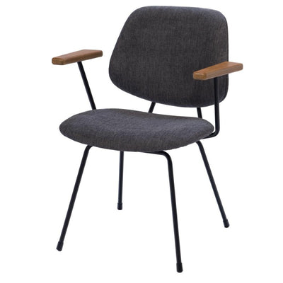 Lot de 4 chaises AMADEUS grises - ARNOLD