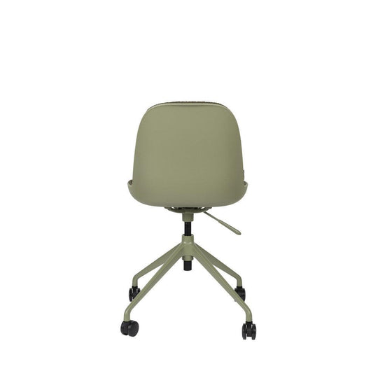 Chaise de bureau en tissu bouclette pivotante à roulettes Drawer - Léger défaut