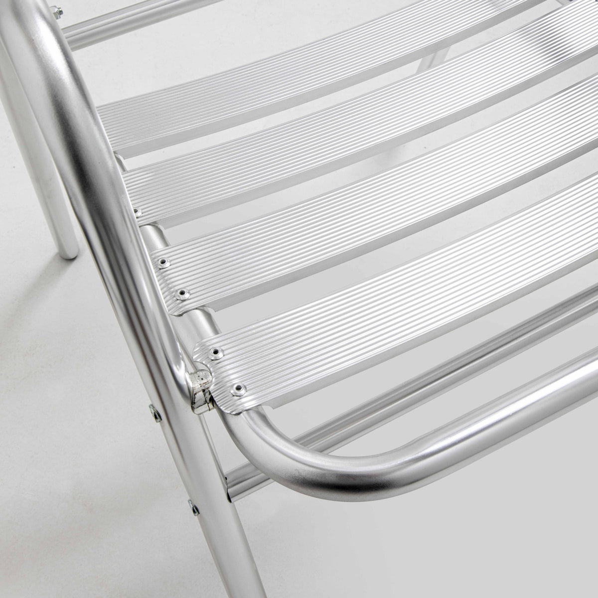 Lot de 4 chaises de jardin en aluminium avec accoudoirs NOTTING HILL