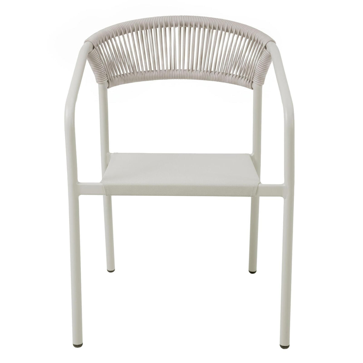 Lot de 2 chaises de jardin en aluminium et rotin synthétique avec accoudoirs