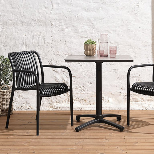Lot de 5 chaises empilables JYSK Nabben Noires