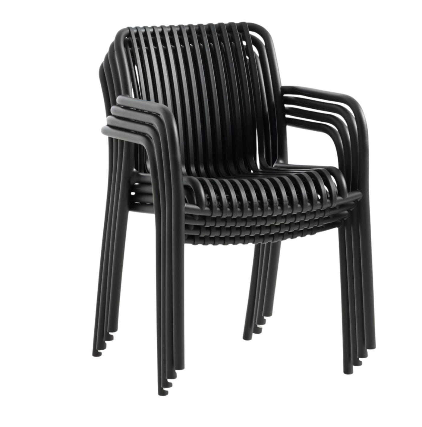 Lot de 5 chaises empilables JYSK Nabben Noires