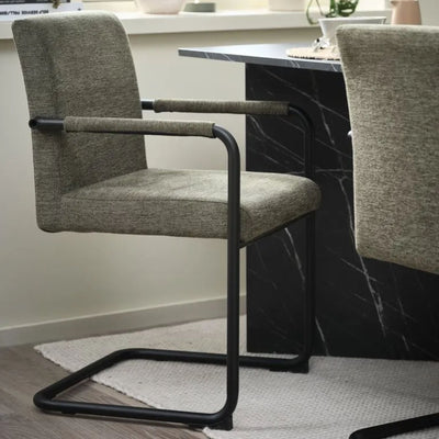 Lot de 4 chaises JYSK Espe olives et noires