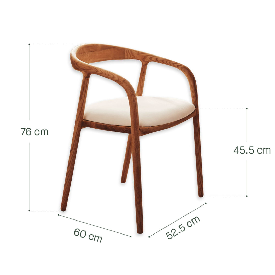 Lot de 5 chaises KIPLI Lyra en bois