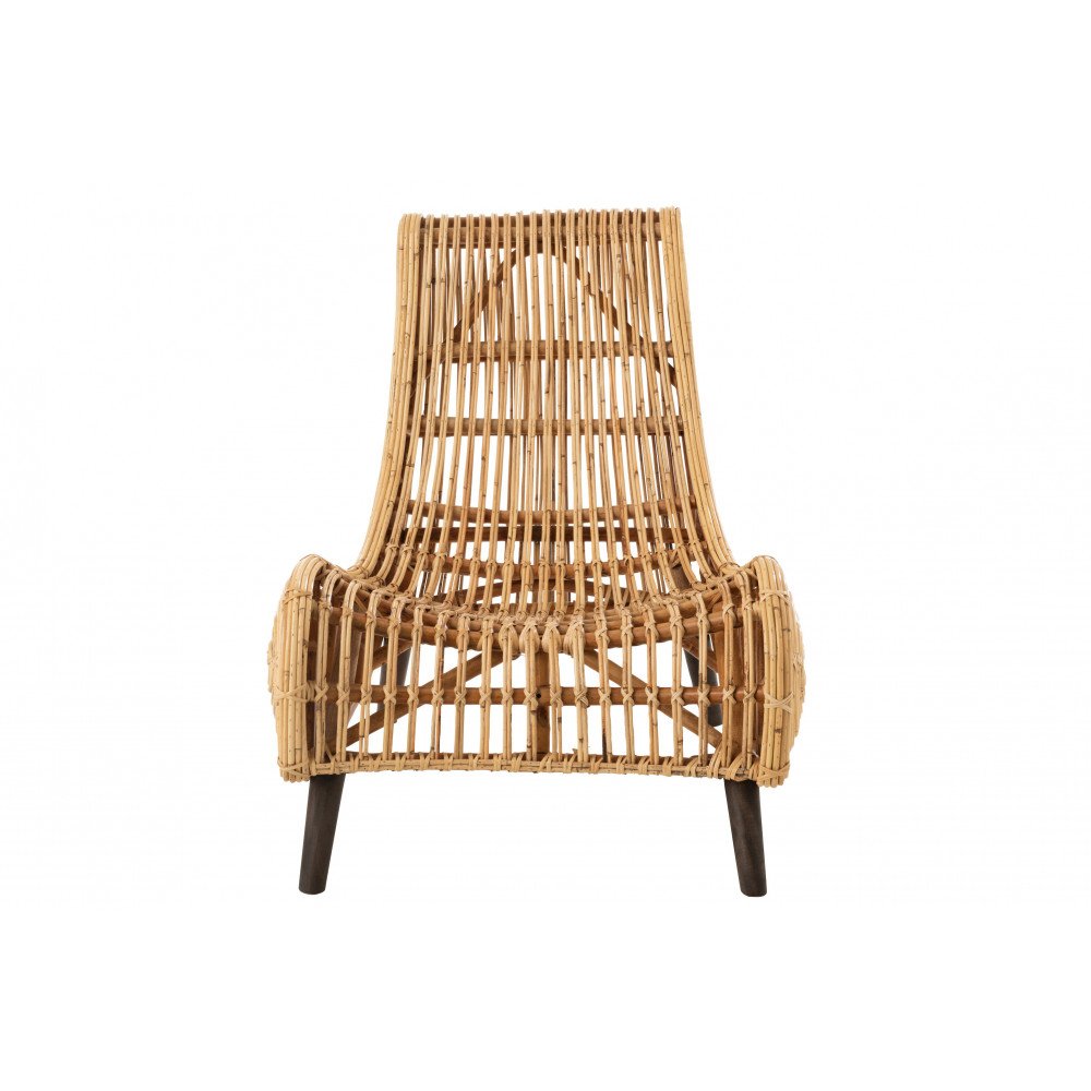 Fauteuil Kave Home en rotin naturel