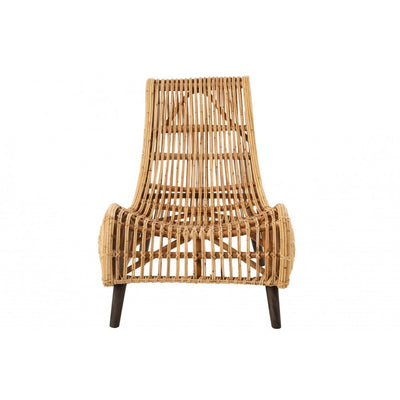 Fauteuil Kave Home en rotin naturel