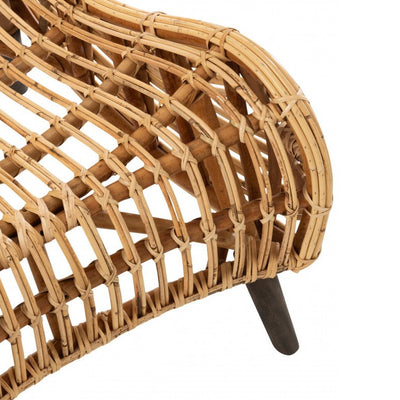 Fauteuil Kave Home en rotin naturel