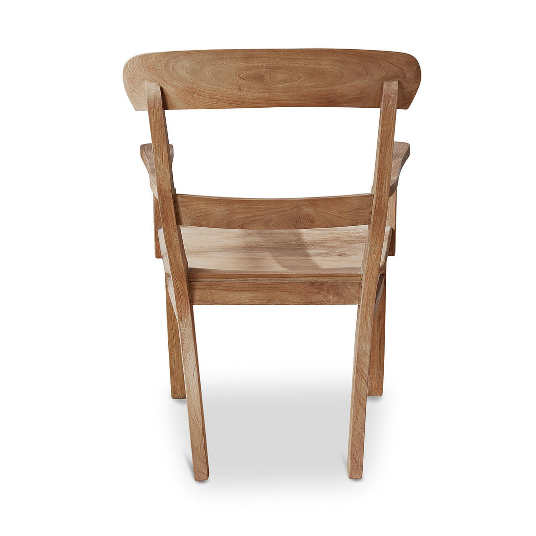 Chaise accoudoirs Loberon MASTERS bois — photo produit